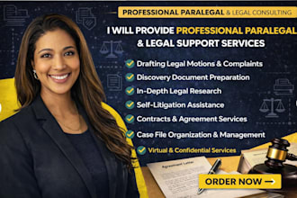 draft US legal documents, contracts, and court motions as your paralegal