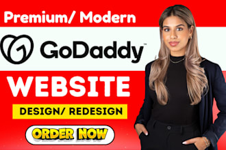 develop godaddy website, godaddy website redesign, godaddy ecommerce website seo