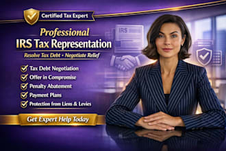 provide tax representation for your irs tax debt
