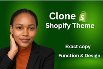 build a shopify clone website for your business