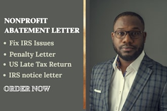 respond to irs nonprofit letters, write irs nonprofit penalty abatement letter