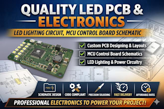 do quality led pcb electronics, led lighting circuit mcu control board schematic
