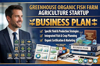 design greenhouse organic fish poultry farm agriculture startup business plan