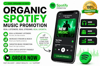 do organic spotify music promotion, spotify music promotion