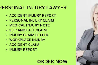 handle personal injury claims, slip and fall cases, and workplace accidents