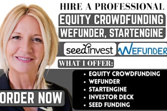create equity crowdfunding campaign on startengine seedinvest and wefunder