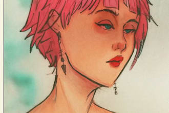 draw your favorite anime character with beautiful a colour