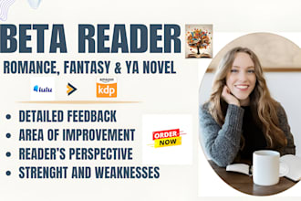romance beta reader young adult beta reader memoir beta reader fantasy reader