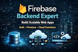 build webapps backend with firebase