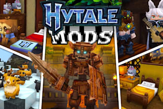 create custom hytale 3d models, textures and animations