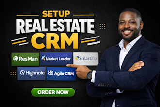 setup real estate crm resman market leader smartzip highnote agile propertyware