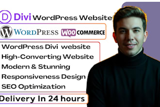design divi wordpress website, divi theme customization, divi website design