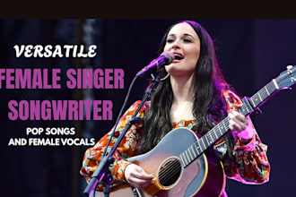 female pop singer indie pop singer female vocalist country pop singer songwriter