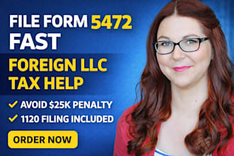 file form 5472 and 1120 for foreign owned llc US tax
