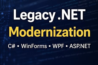 rescue your legacy c sharp net winforms or wpf application