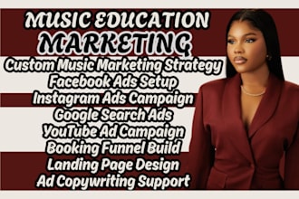 music marketing music school ads online lesson ads music course marketing