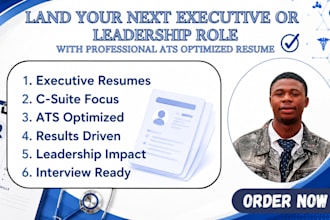 craft an ats executive resume for senior leaders and directors