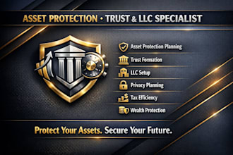 build a custom asset protection plan with trust and llc setup for tax efficiency