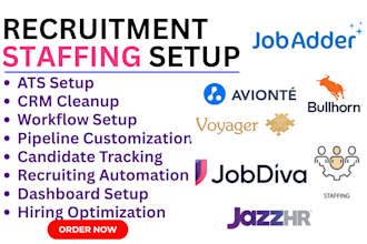 do bullhorn tracker jobadder greenhouse jobdiva infinity avionte voyager jazzhr