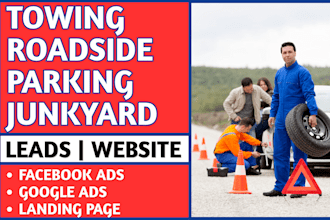 generate towing, roadside assistance, parking, junkyard leads and website
