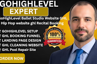 gohighlevel ballet studio website ghl hip hop website ghl recital booking