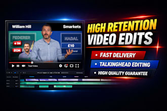 edit talking head video for coach, youtuber, and business with motion graphics