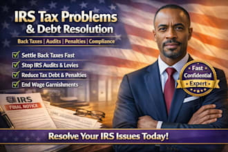 fix irs tax problems, resolve back taxes, audits, and penalties fast