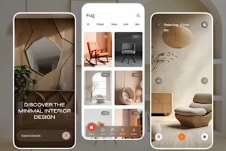 develop ai furniture app home decor app tryon VR app lidar camera app ar app