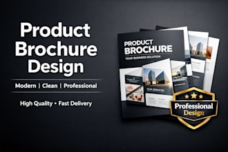design a modern product brochure that boosts your sales