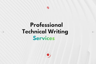 technical report and engineering document writer