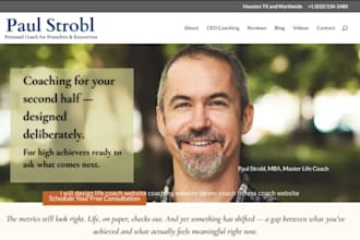 design life coach website coaching website career coach fitness coach website