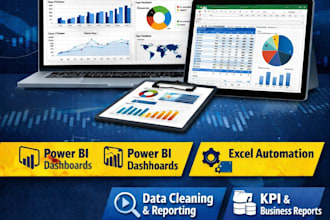 create interactive power bi dashboards and reports