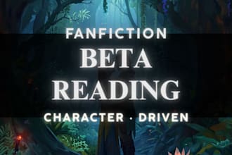beta read your fanfiction with feedback from a seasoned fanfic writer