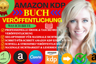 veroeffentliche dein buch professionell auf amazon KDP von anfang bis ende