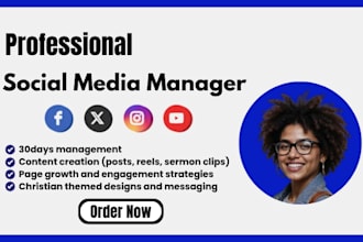 manage social media for churches and christian brands