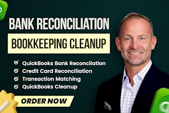 fix quickbooks bank reconciliation errors and do clean up bookkeeping