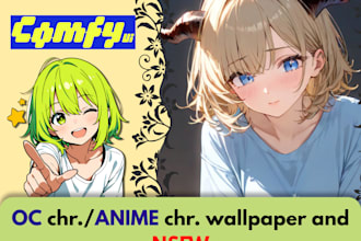create anime wallpapers for PC or mobile for you