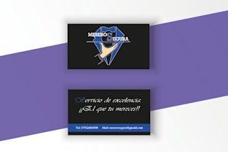 design modern and professional business cards for you brand