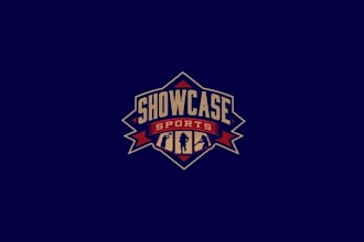make sports luxury and vintage logo for showcase sports