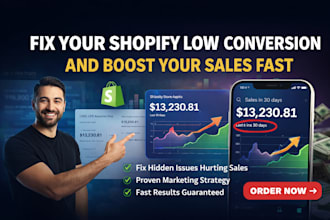 fix shopify low conversion and boost your sales fast