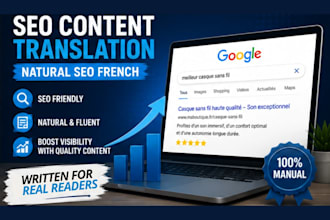 localize english SEO content for french readers