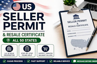 help you get your seller permit and resale certificate in all US states