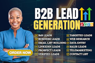 do b2b lead generation, targeted prospect lead scraping and email list building
