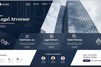 design showit real estate attorney website legal advisor website lawyer website