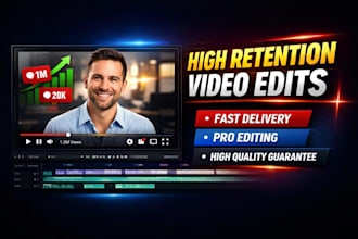 edit high retention youtube long form videos, talking head video editing