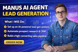 create manus ai agent lead generation prospect research sales pipeline crm manus