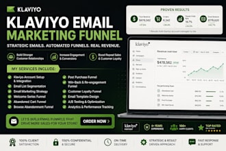 setup klaviyo email marketing shopify ecommerce flows