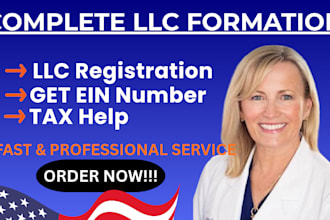 do llc formation, USA llc registration, ein number and business tax support
