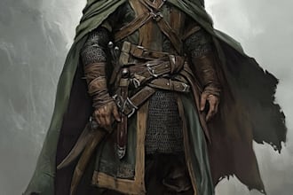 fantasy dnd character illustration