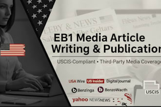 publish your achievements in top media for eb1a visa support